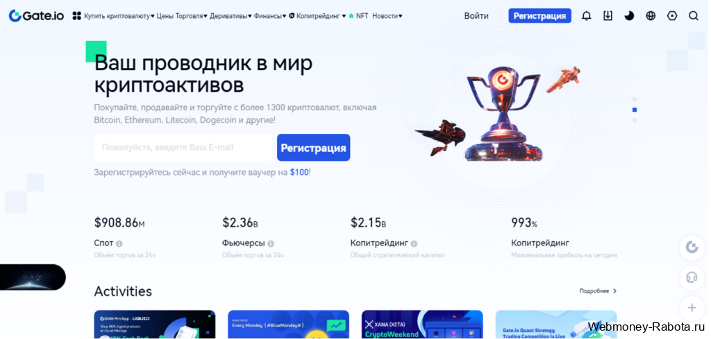лучшая крипто биржа Gate