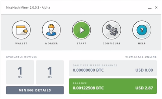 Заработок на облачном майнинге и своём компьютере с NiceHash