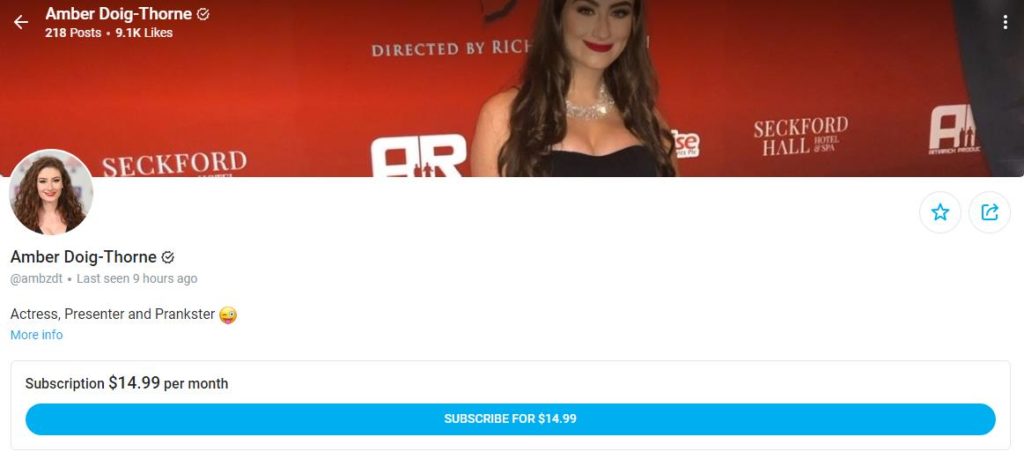 Onlyfans подписка