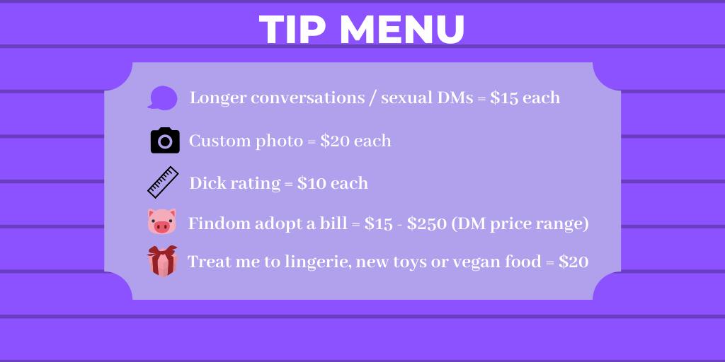 menu onlyfans