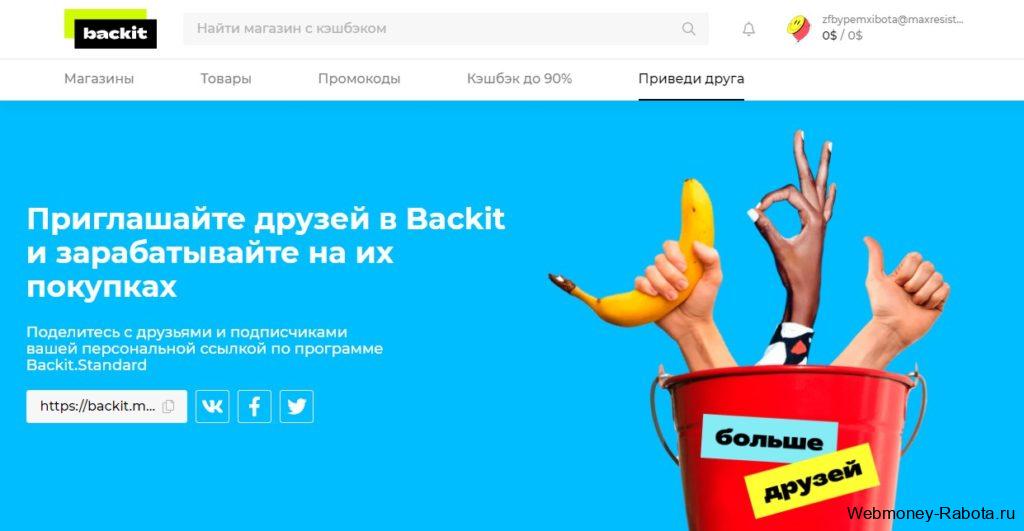 партнерская программа Backit